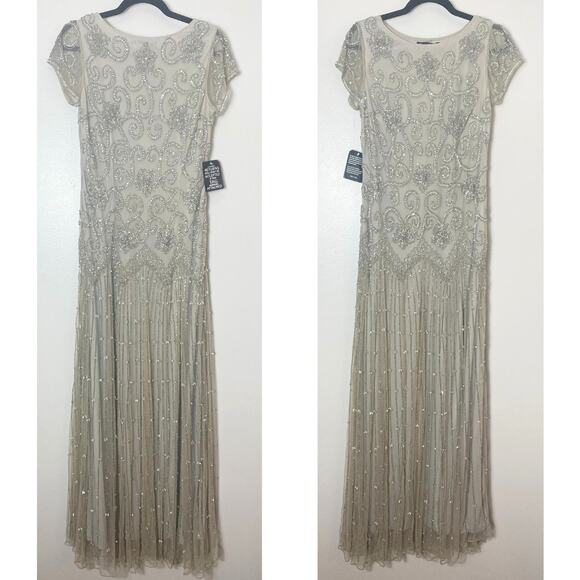 NWT PISARRO NIGHTS DRESS GOWN MOTHER OF THE BRIDE BRIDESMAID FORMAL EVENING - Picture 2 of 15